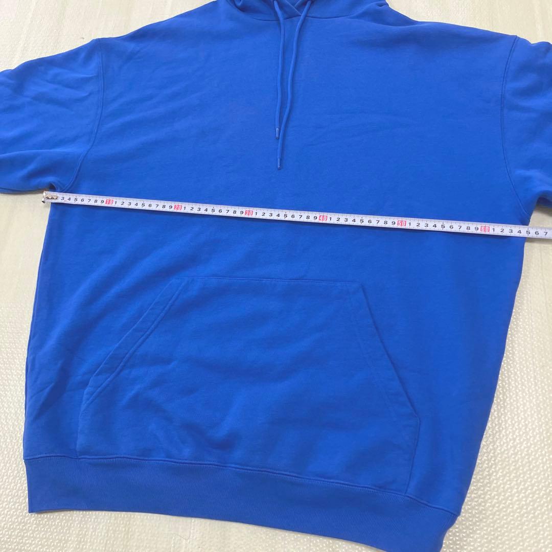 BALENCIAGA フーディー ブルー オーバーサイズ パーカー