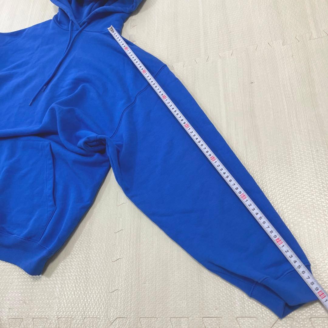 BALENCIAGA フーディー ブルー オーバーサイズ パーカー