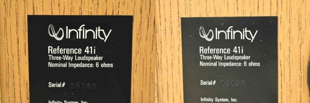 INFINITY Reference 41i スピーカー