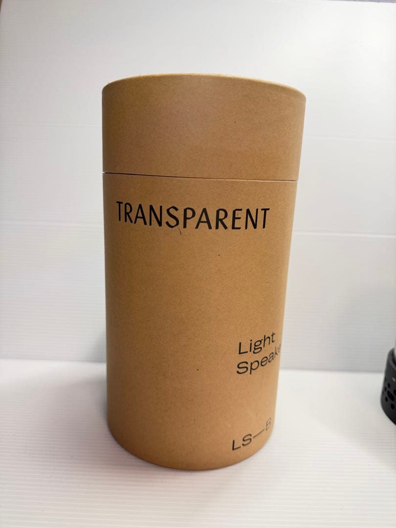 【未使用品】TRANSPARENT ランタン ライト スピーカー