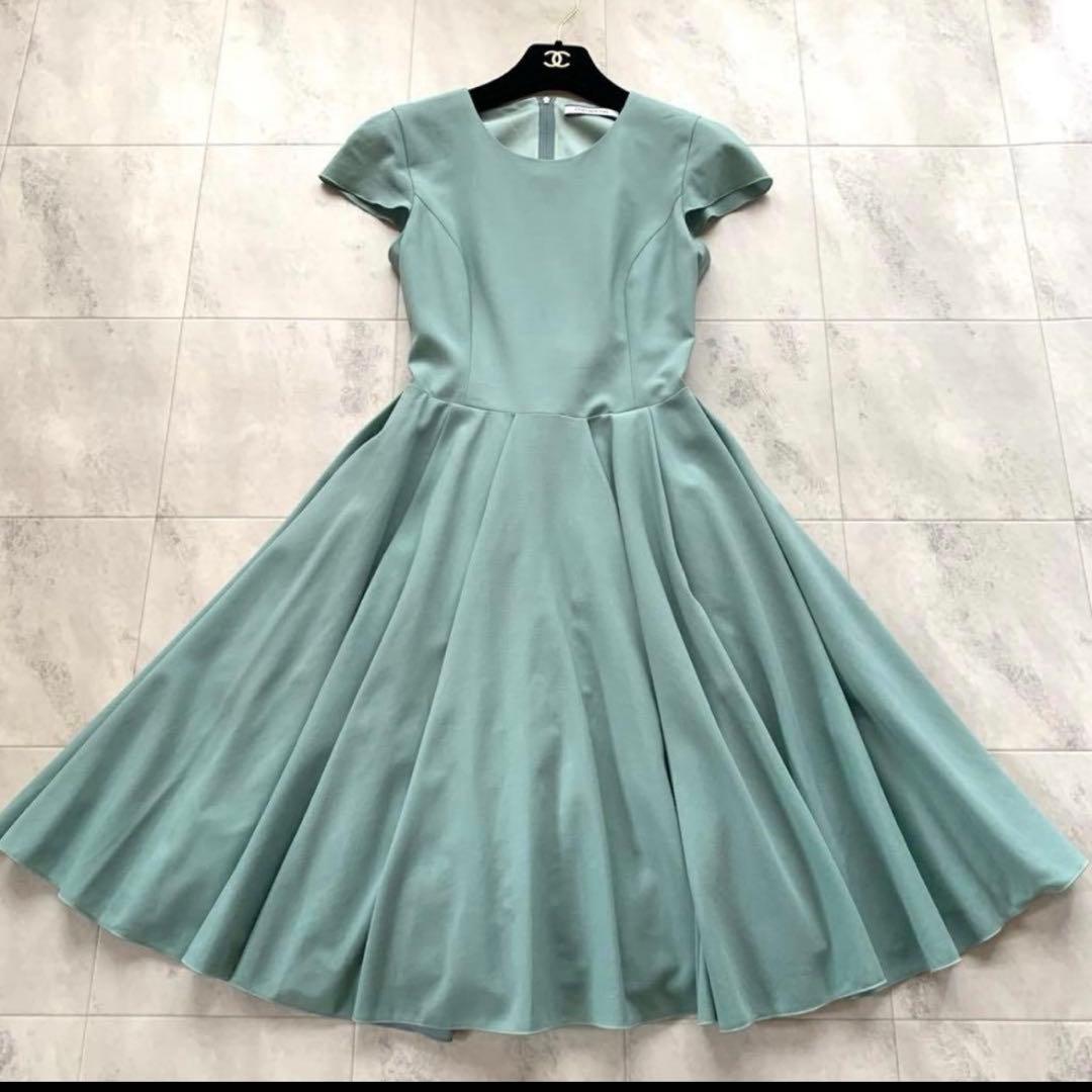 美品♡フォクシーニューヨーク アビゲイル ワンピース ミントグリーン 38