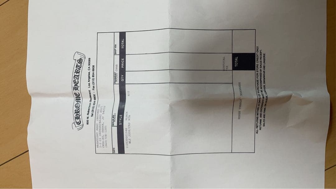 G&K　クロムハーツ　ジュディ