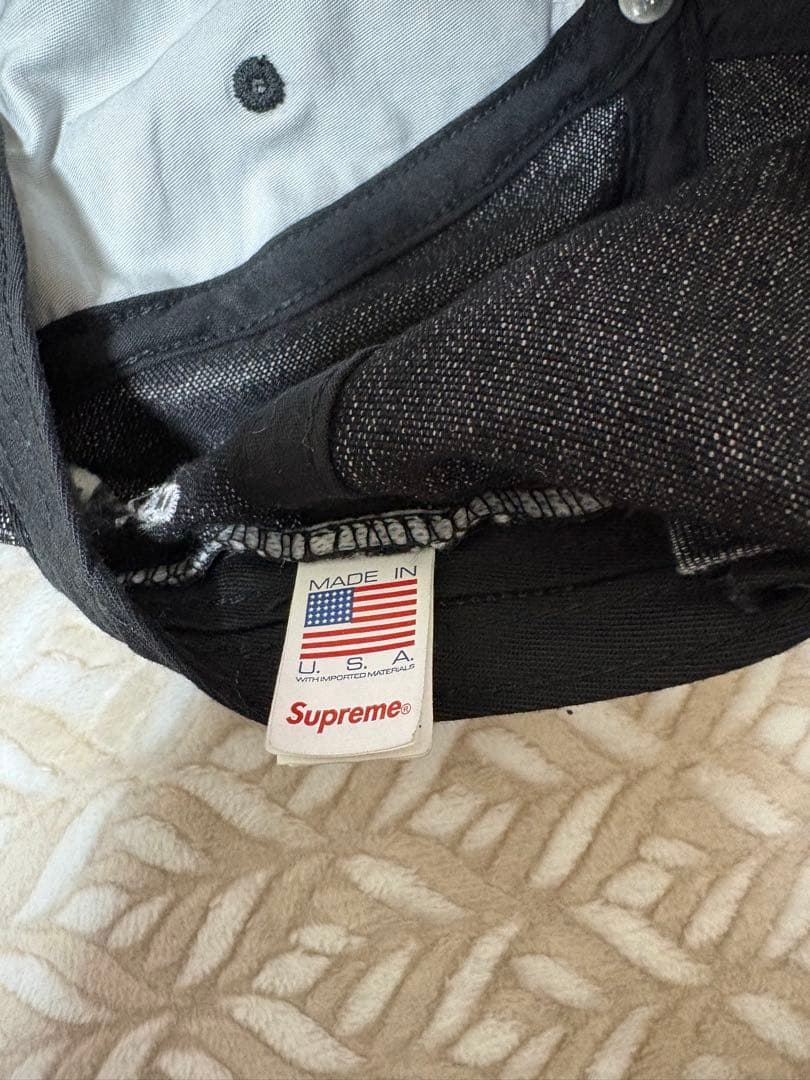 SUPREME Sロゴデニムキャップ