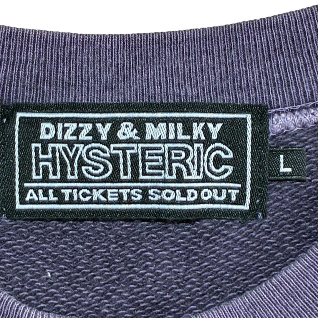 ヒステリックグラマー ガールプリント スウェット フェード Y2K