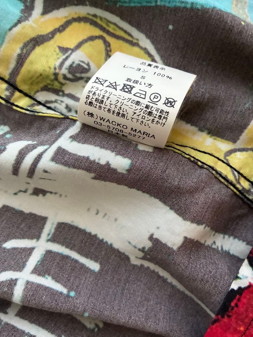 ワコマリア　WACKO バスキア 半袖シャツ　Sサイズ