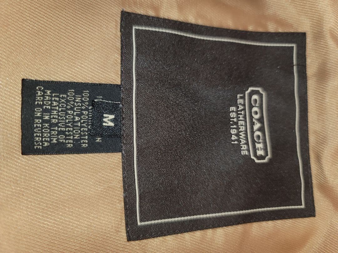 COACH　キルティングジャケット