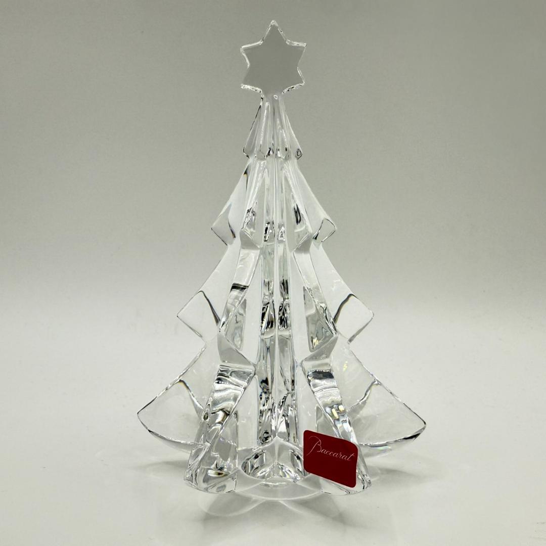 BACCARAT バカラ クリスマスツリー オブジェ クリスタル クリア