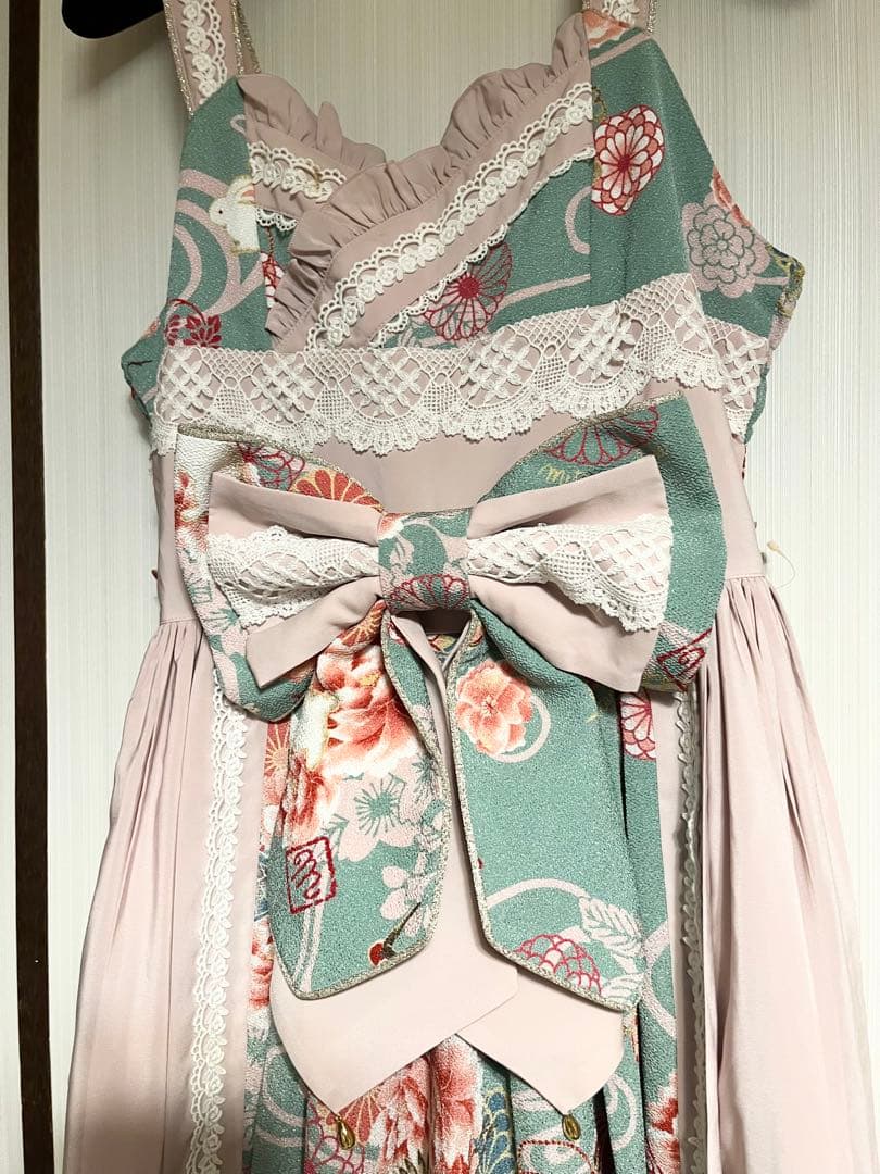 ゆ*す様 花鳥風月〜乙女のはなごろも〜プリーツジャンパースカート