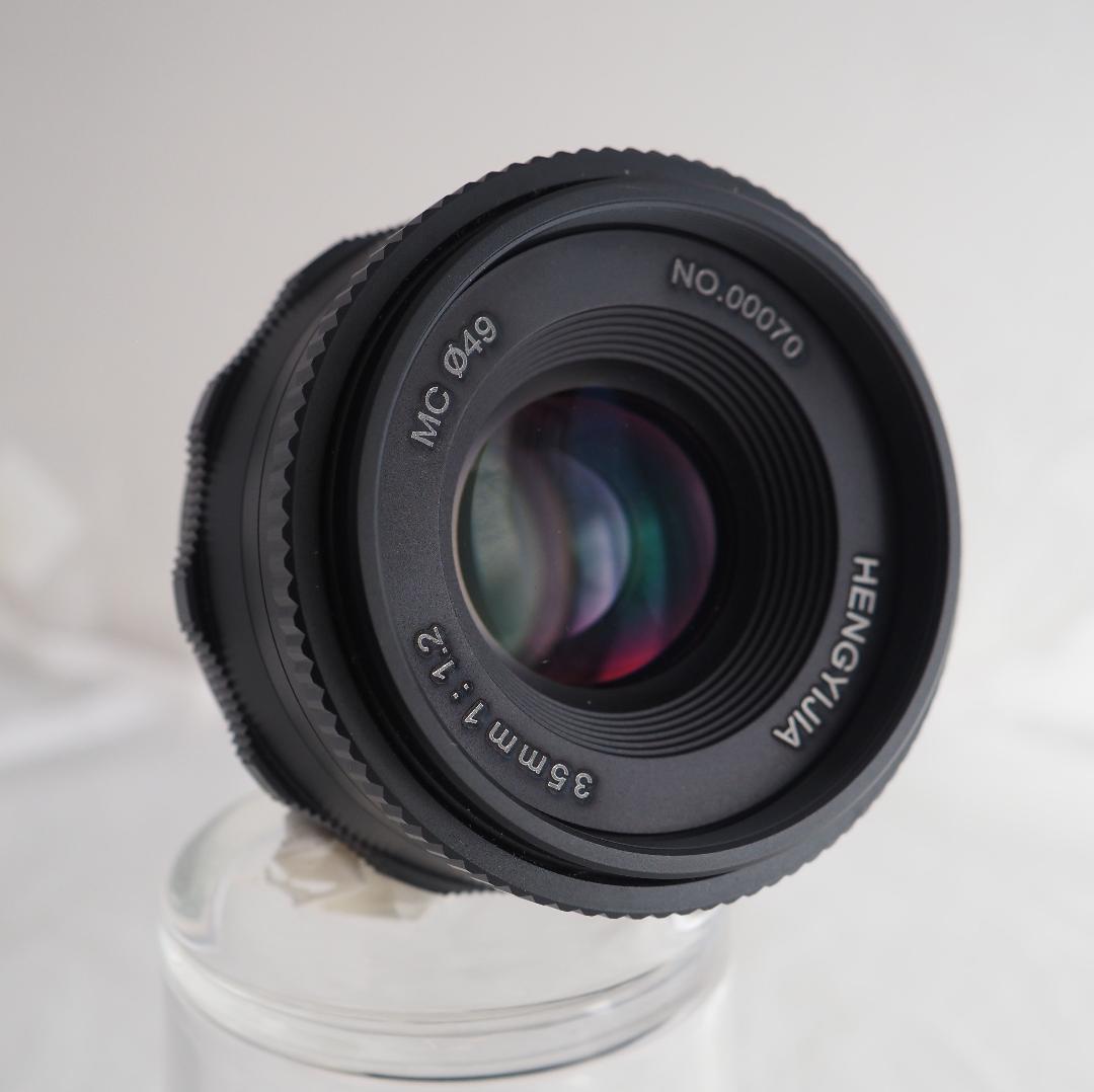 【美品】35mm F1.2 レンズ　フォーカスマイクロフォーサーズ