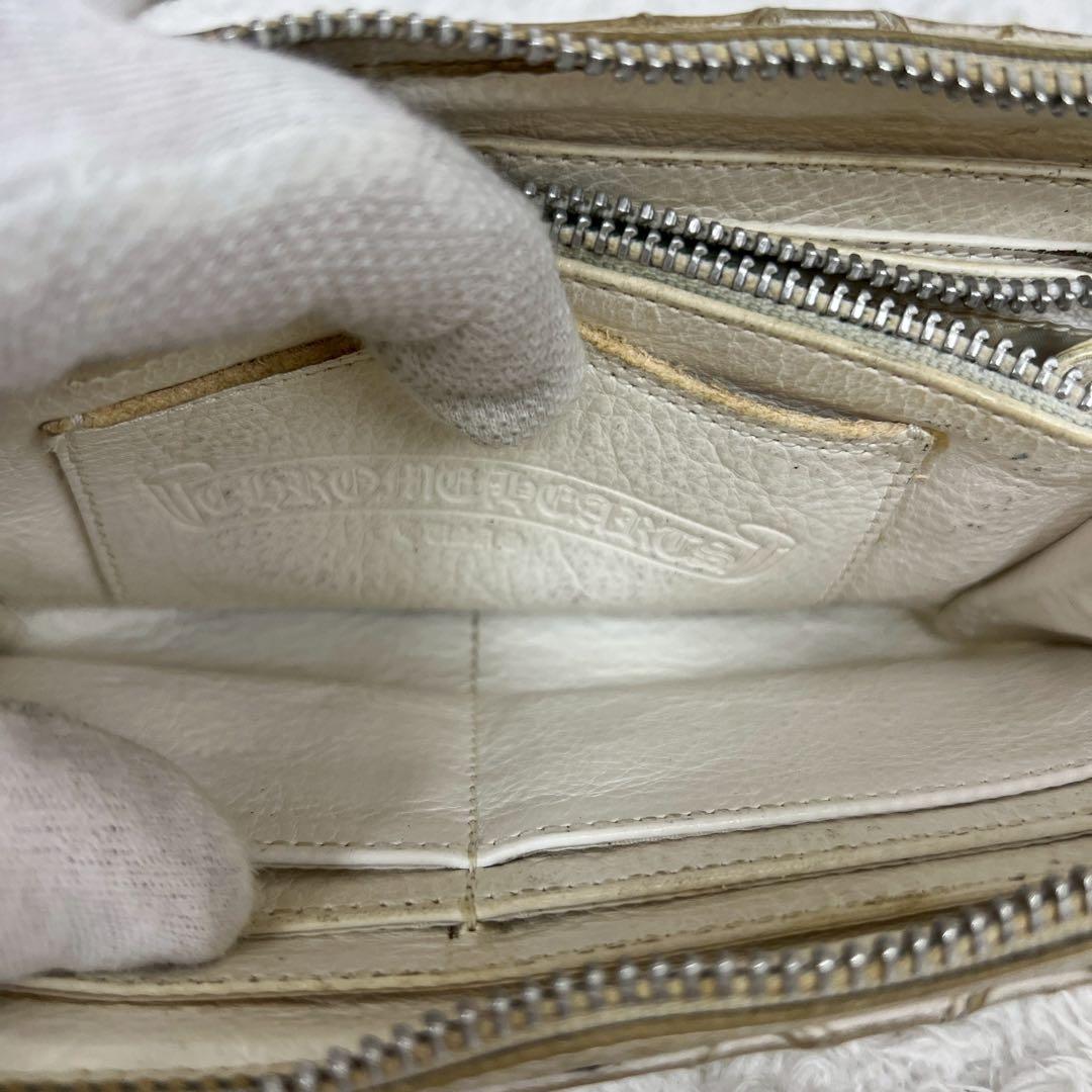 CHROME HEARTS セメタリークロスパッチ キルティングレザーウォレット