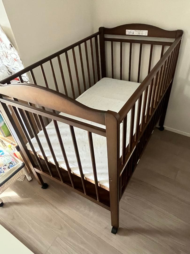 サワベビー　ベビーベッド　スノコ70cm×120cm+ベビー敷布団