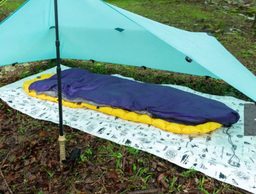 ジンダイジマウンテンワークスPBタープ5×8ペールピンク新品