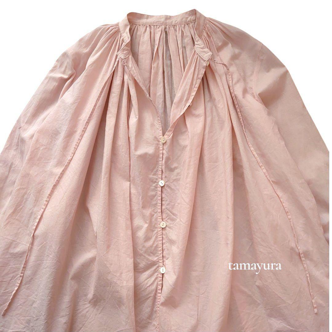 超美品 24SSウィムガゼット/Marisol別注 ブラウス ニュアンスピンク