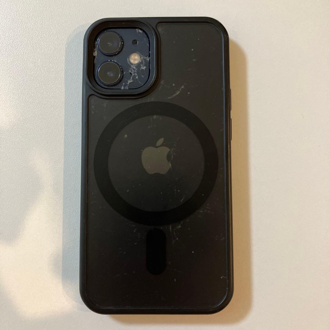 Apple iPhone 12mini ブラック 本体　ケース付き