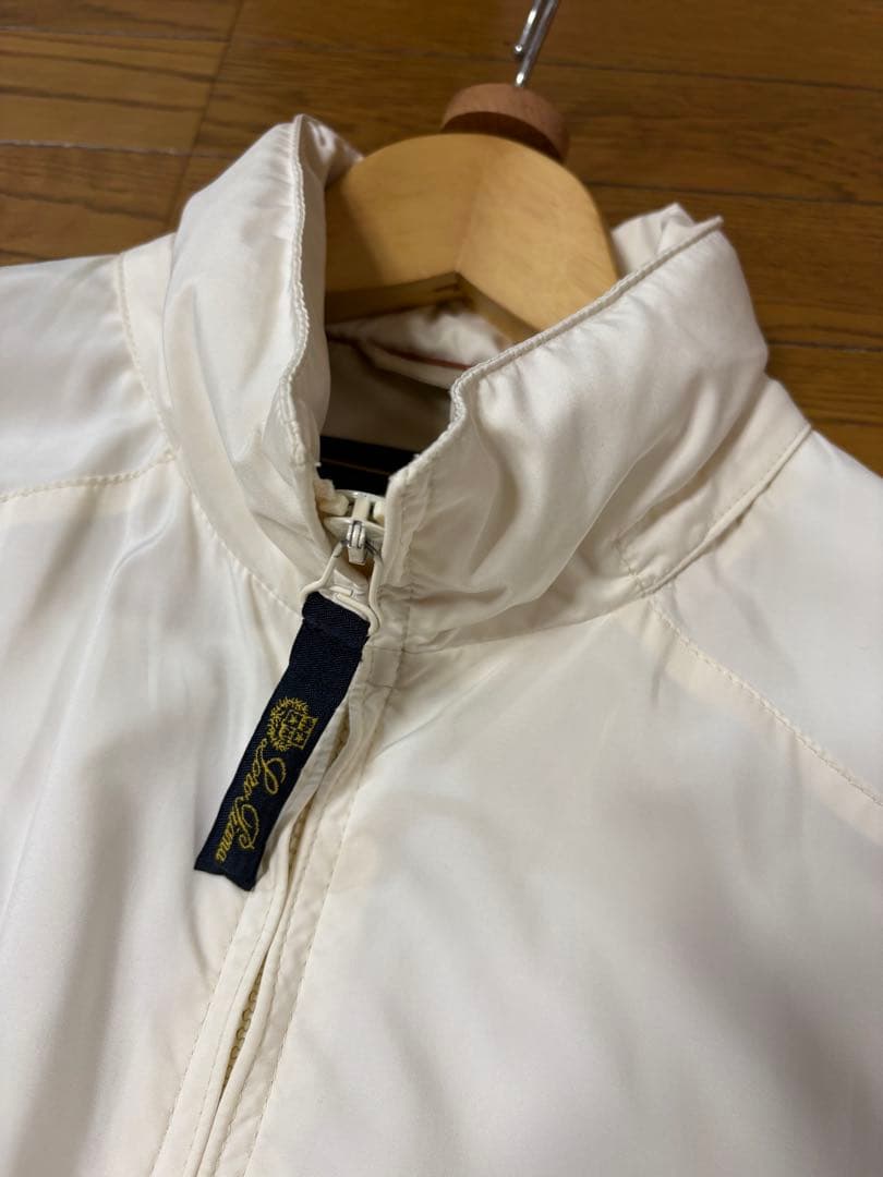 正規品伊製 ロロピアーナ　収納フード付き　ブルゾン　シルクタッチ　size L