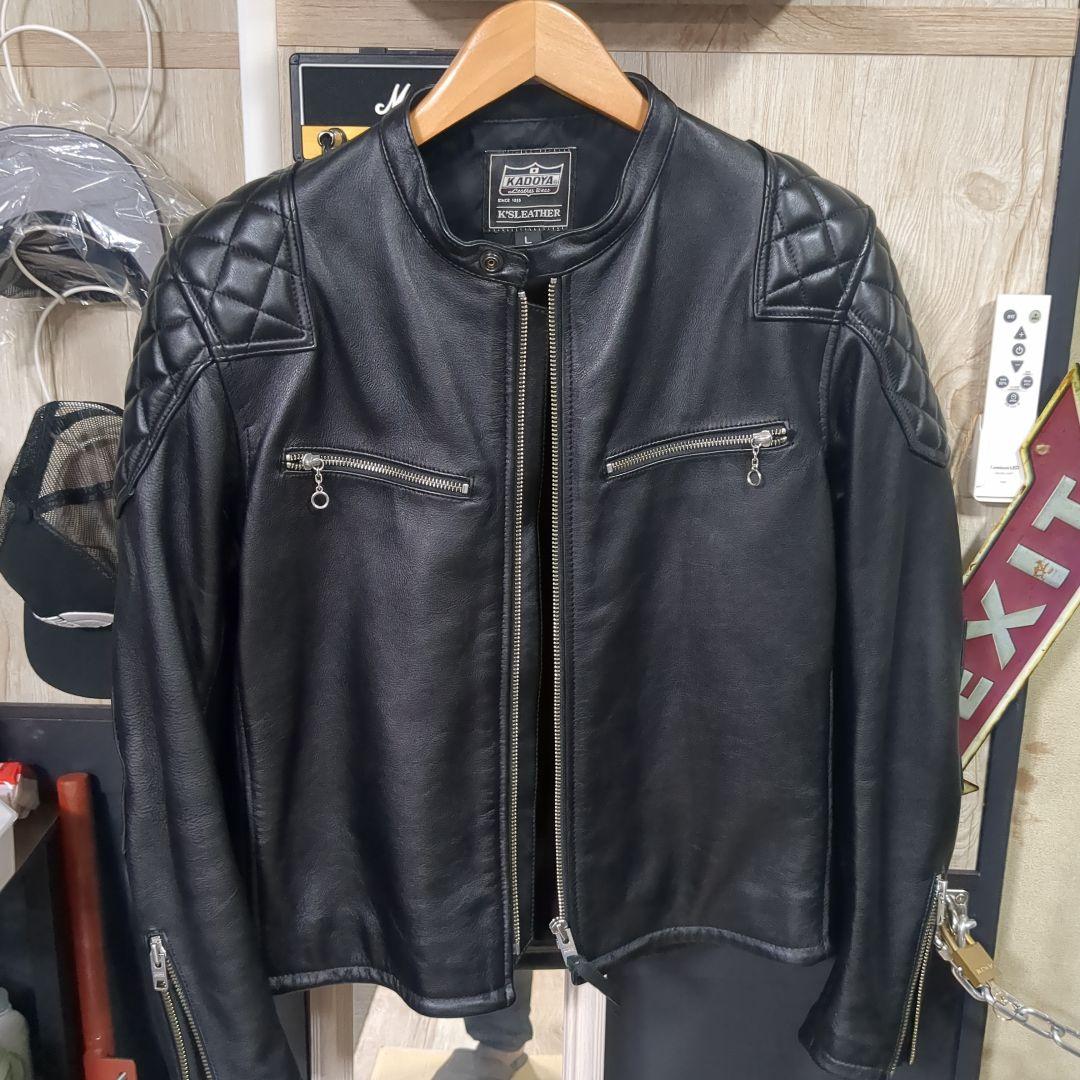 KADOYA シングルライダース VALENZ-NEO / ブラック サイズL