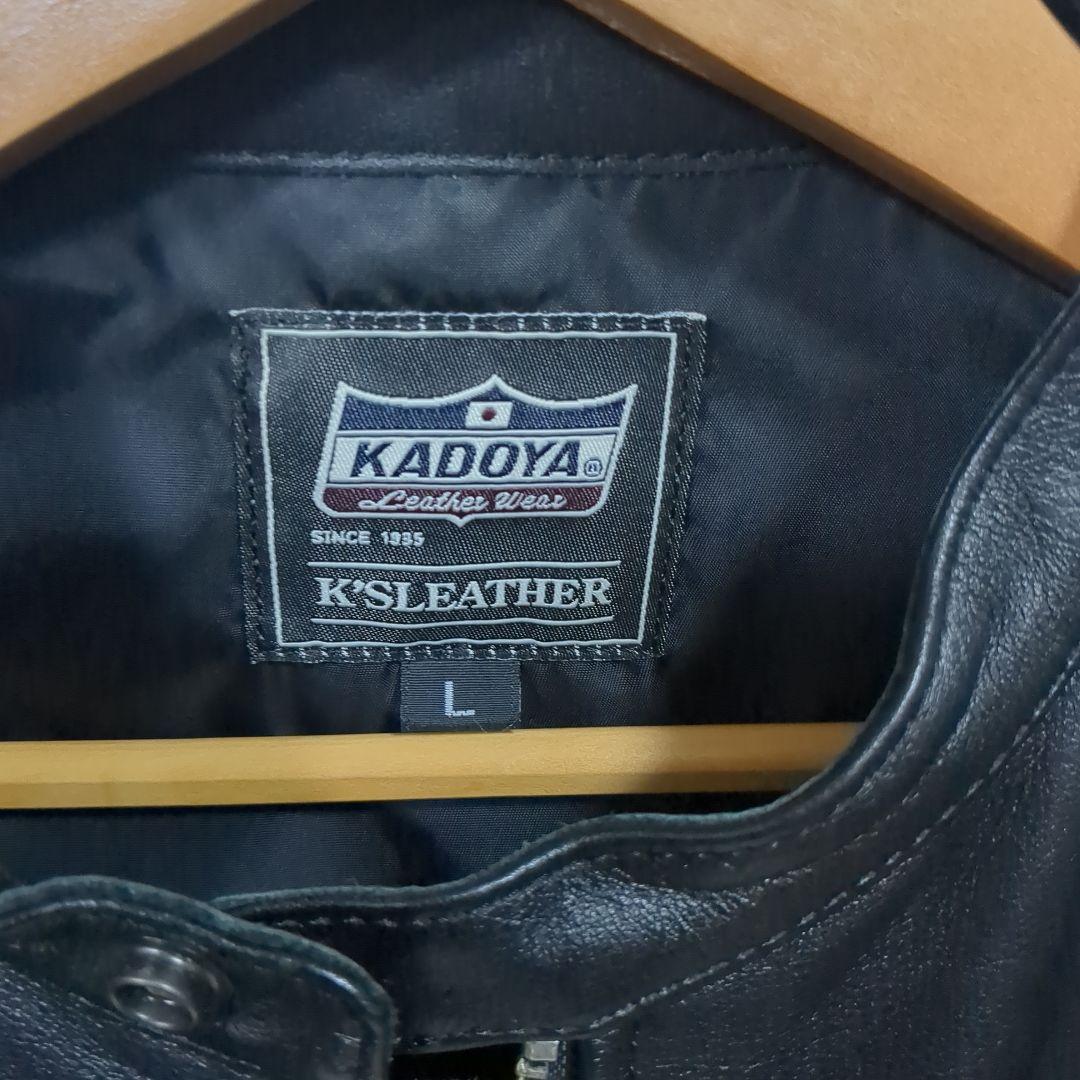 KADOYA シングルライダース VALENZ-NEO / ブラック サイズL