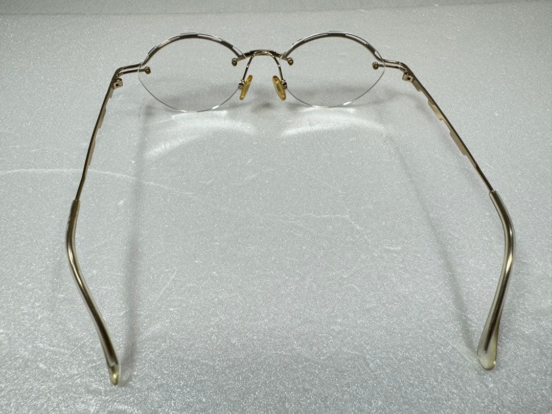 CAZAL ビンテージ　眼鏡　伊達メガネ　ツーポイント　カザール