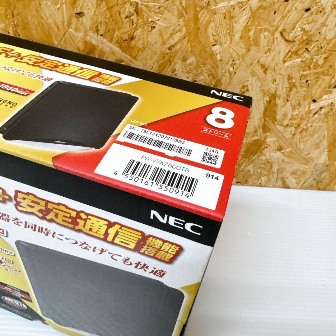 NEC Aterm PA-WX7800T8 Wi-Fi6E 無線LANルーター②