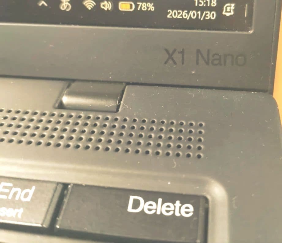 docomo→ ThinkPad X1 Nano Gen1 i5