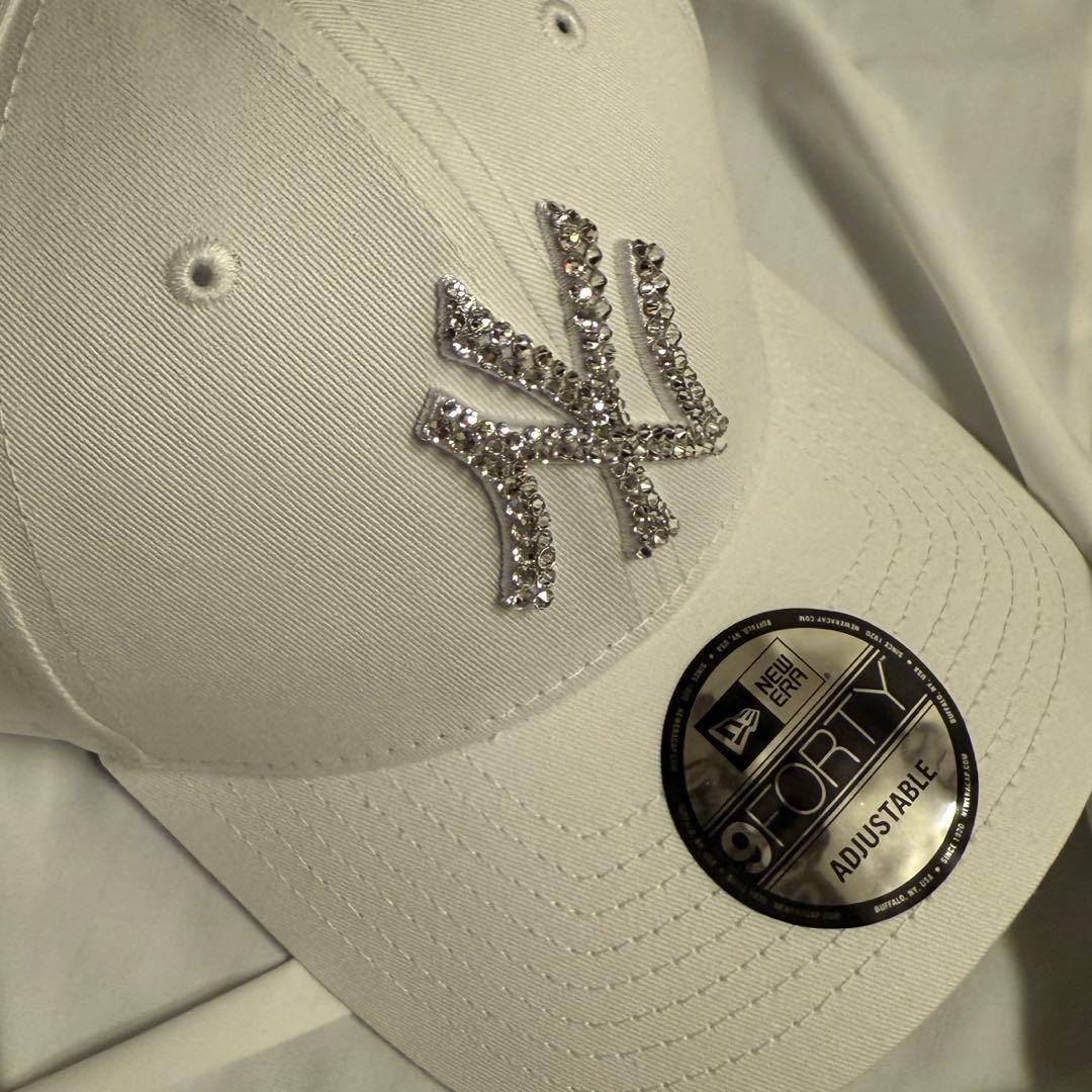 【正規品】NEW ERA 9FORTY ホワイト デコキャップ