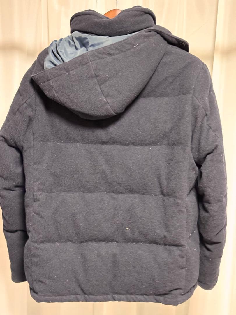 BEAMS別注 DANTONダウンジャケット ネイビー