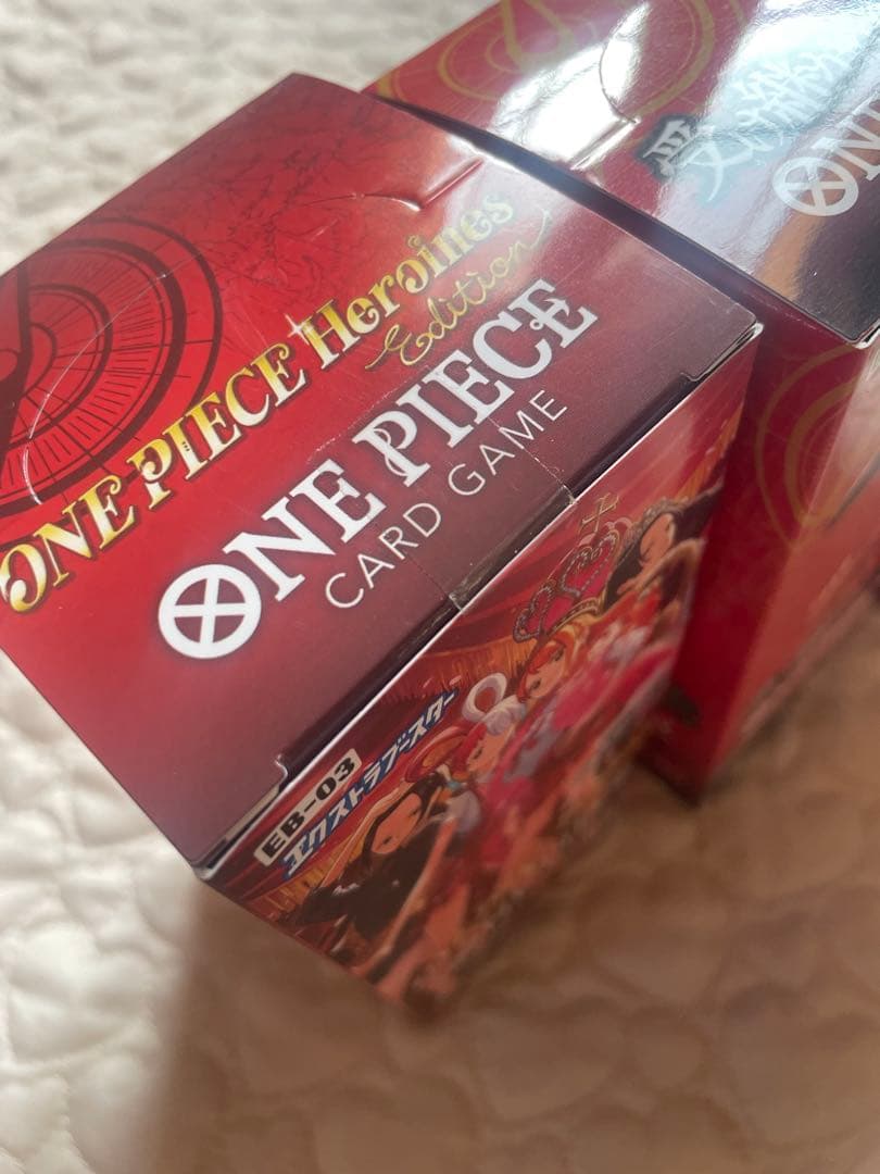ワンピースカード　受け継がれる意思2BOX＋ヒロインズエディション1BOX