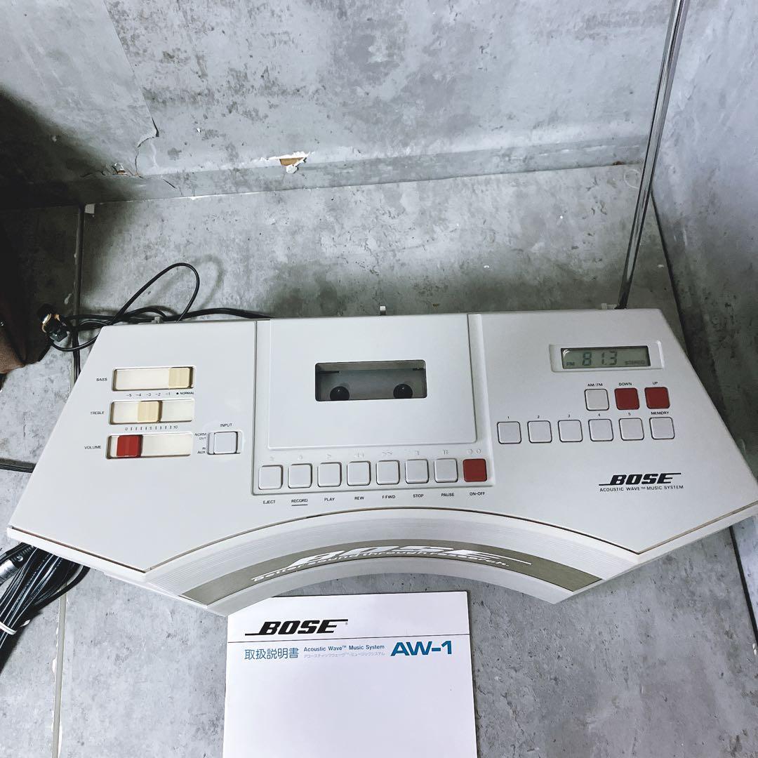 【良品】BOSE ラジオ カセットAW-1 各種動作確認済み