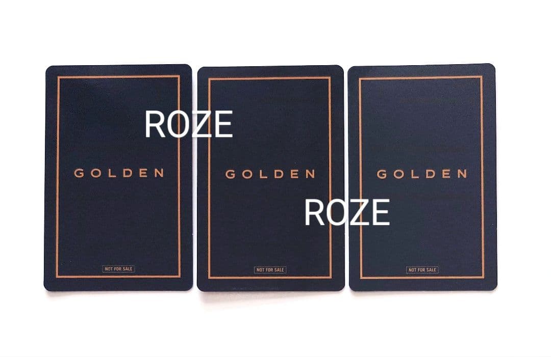 BTS ジョングク グク GOLDEN ラキドロ JPFC 3種 コンプ　トレカ