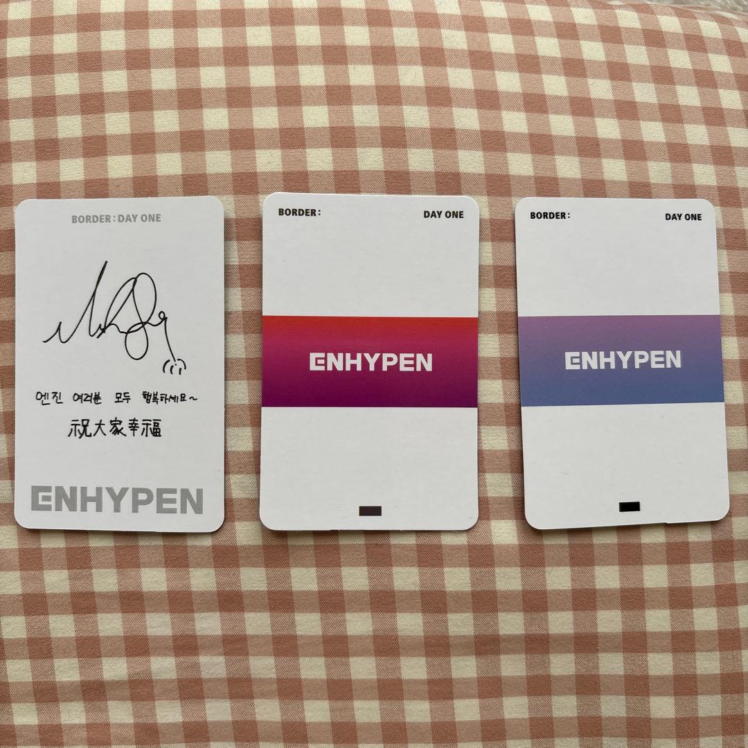 ENHYPEN BORDER: DAY ONE ニキ3枚セット
