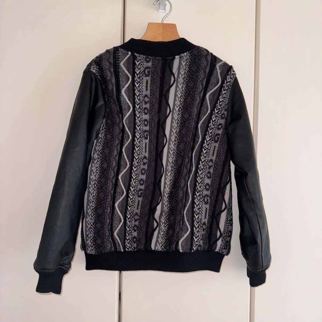 COOGI クージー ニット切替 ブルゾン ジャケット ブラック