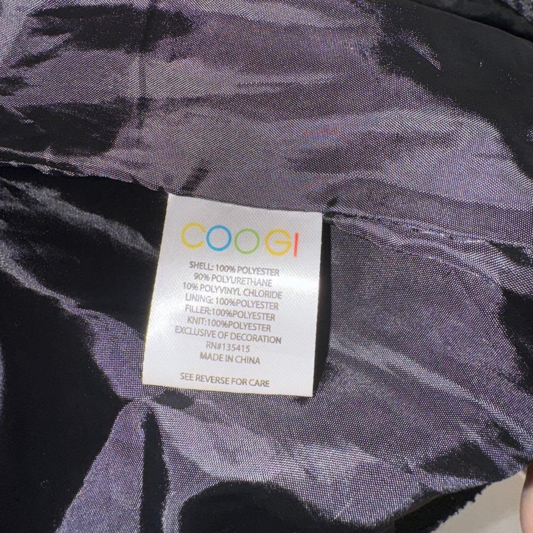 COOGI クージー ニット切替 ブルゾン ジャケット ブラック