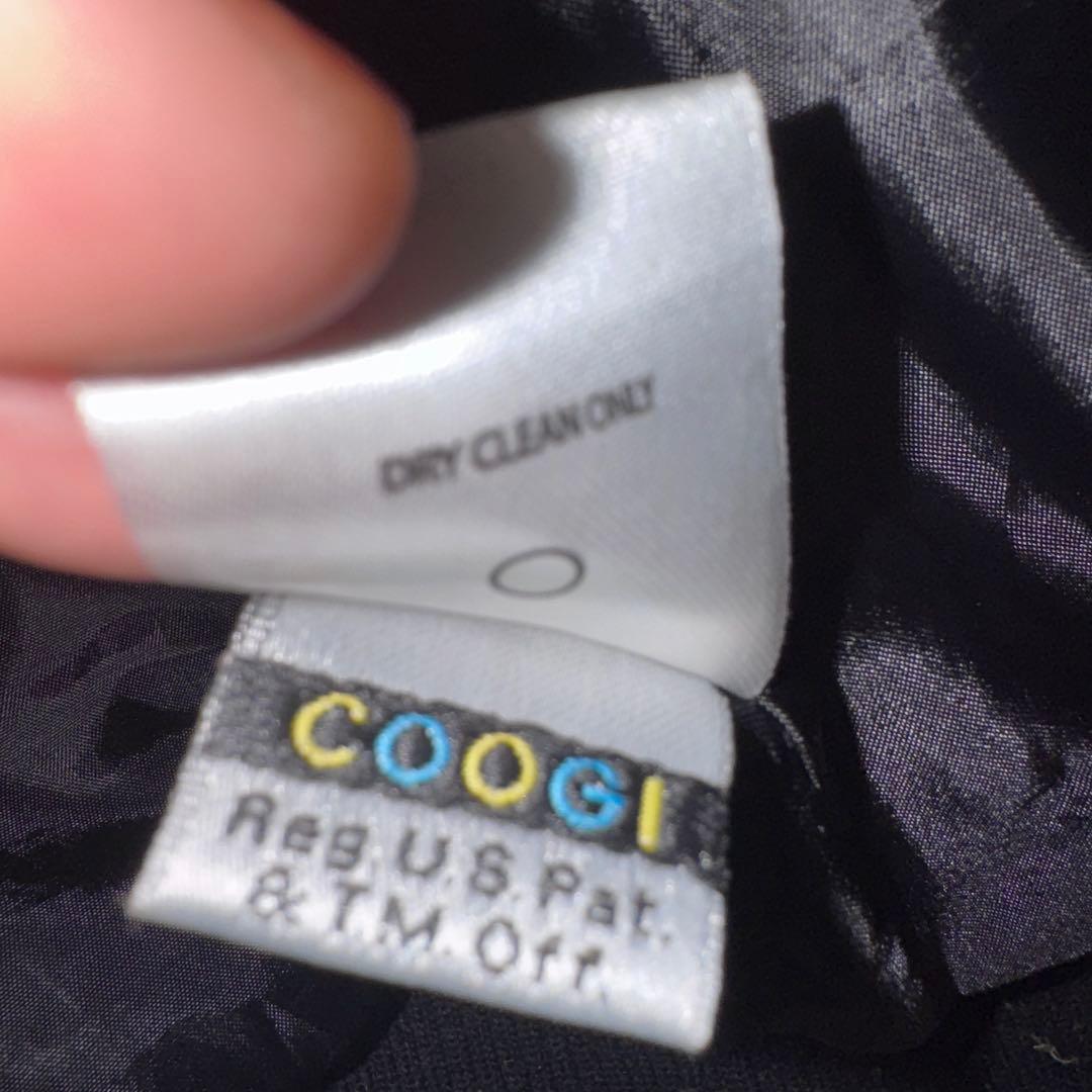 COOGI クージー ニット切替 ブルゾン ジャケット ブラック