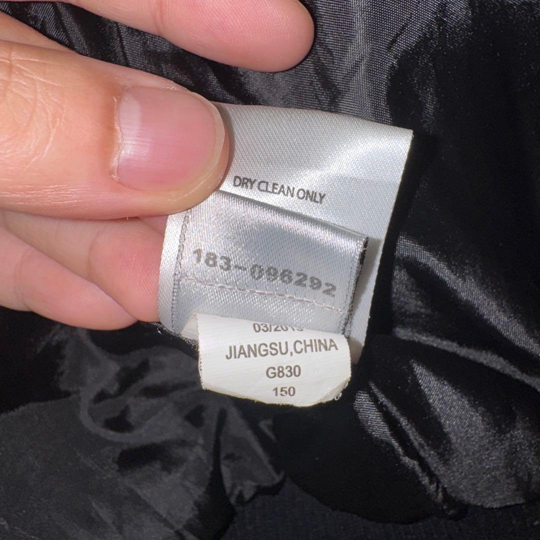 COOGI クージー ニット切替 ブルゾン ジャケット ブラック