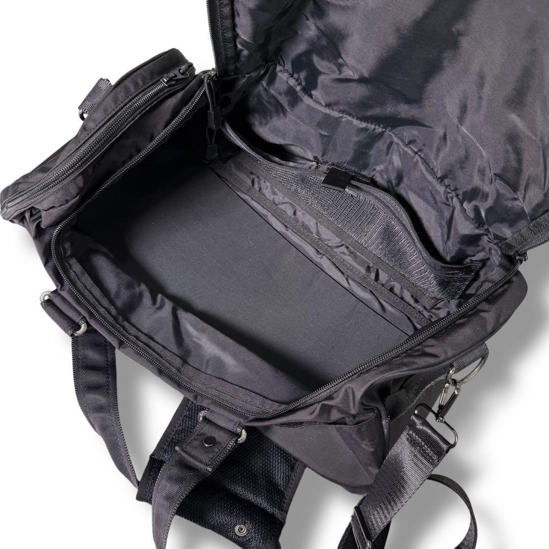 《美品》agnes b. VOYAGE 2way　ボストンバッグ　ナイロン　黒