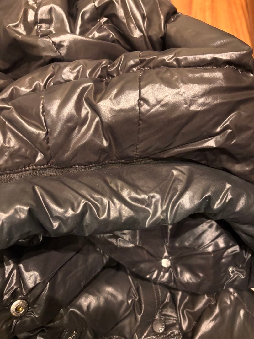 モンクレール　ダークブラウン ロングダウンジャケット