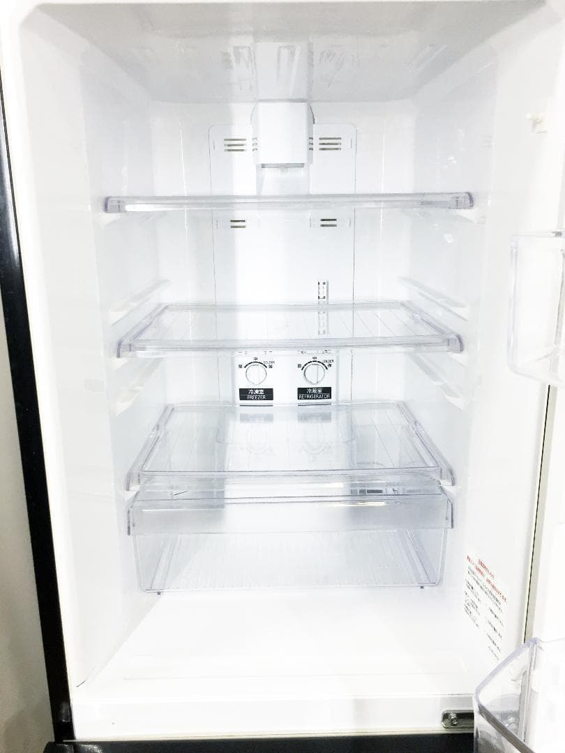 送料無料◆中古★三菱　146L　ラウンドカット ２ドア冷蔵庫【MR-P15T】