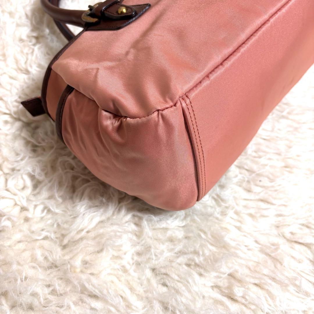 【極美品】バーバリーブルーレーベル　ハンドバッグ　レザー　スタッズ　稀少