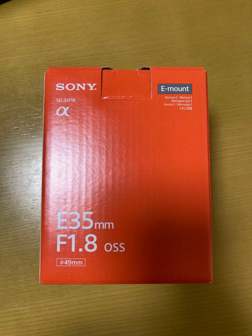 SONY α6400 & E35mmF1.8ossφ49mm