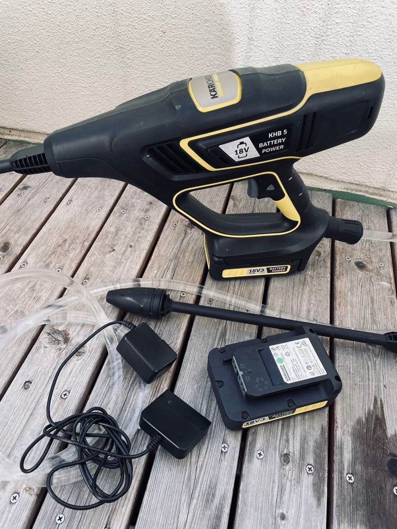 ケルヒャー KHB5 予備バッテリー ホース付き 高圧洗浄機 KARCHER