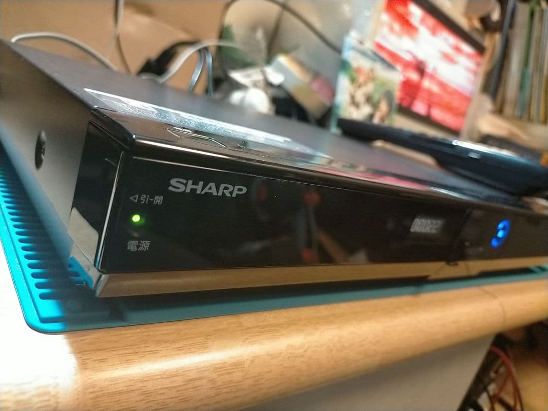美観シャープ・BLレコーダーBD-W520・リモコン+HDMIケーブル