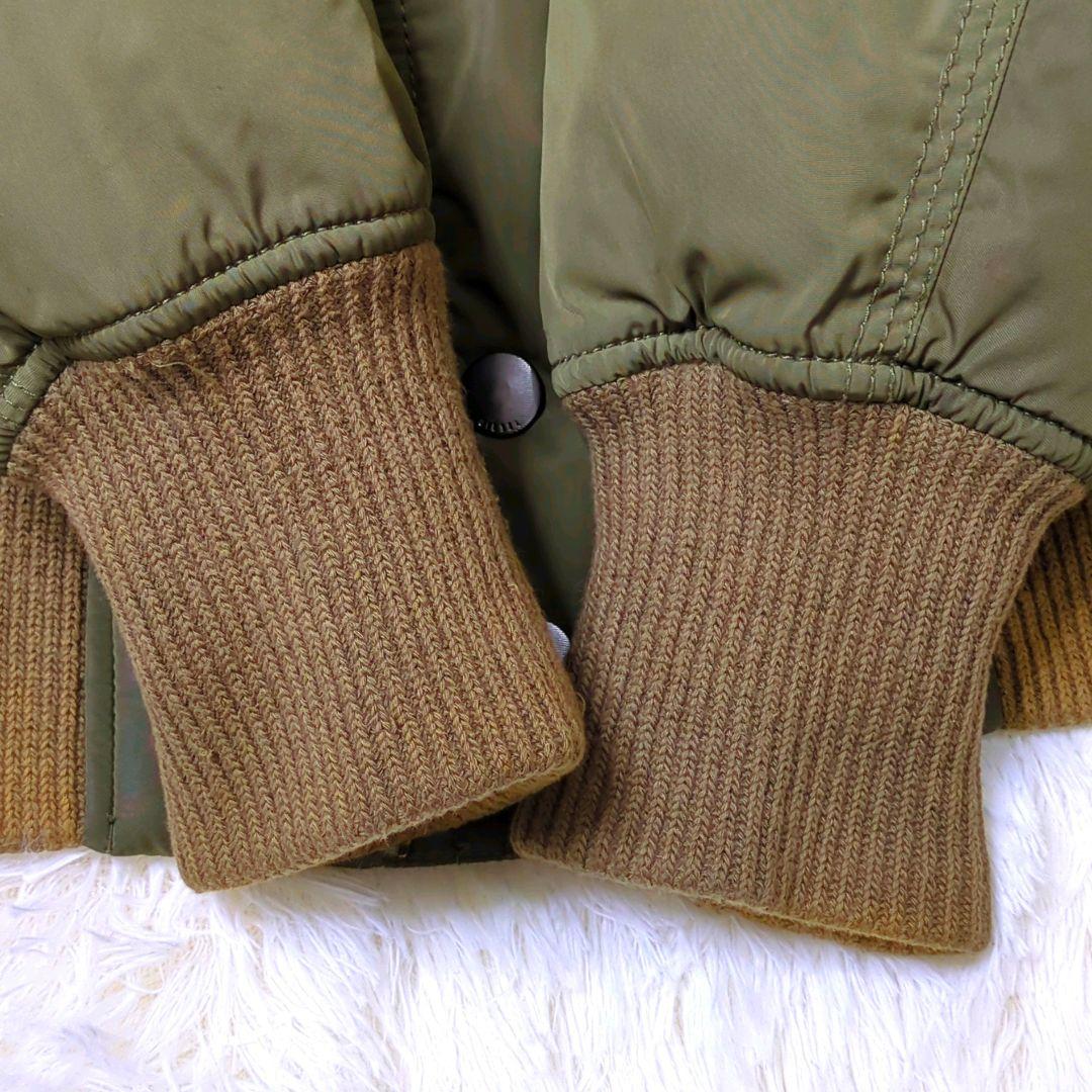 ディーゼル N−2B フライト archive オリーブ ファー Y2K XS