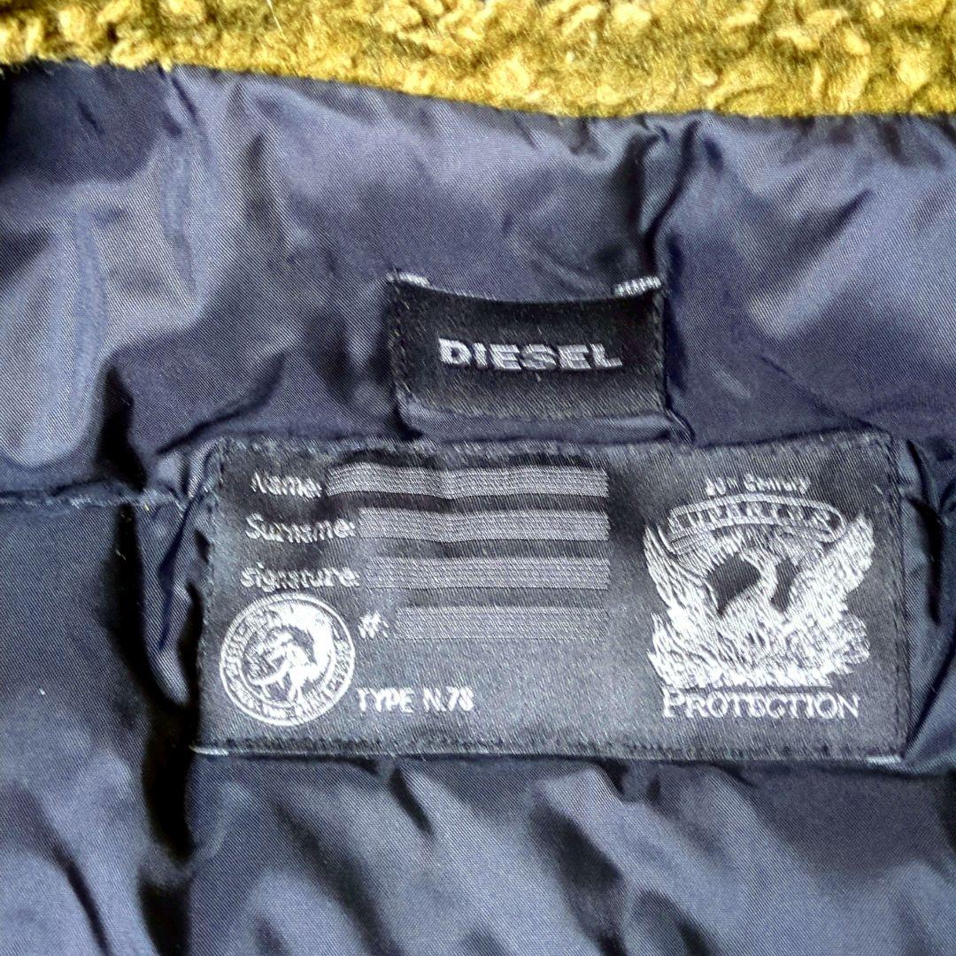 ディーゼル N−2B フライト archive オリーブ ファー Y2K XS