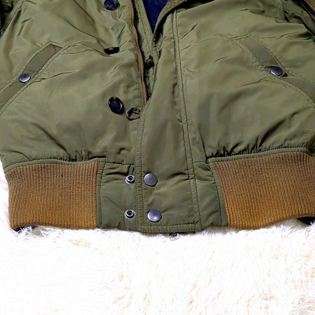 ディーゼル N−2B フライト archive オリーブ ファー Y2K XS