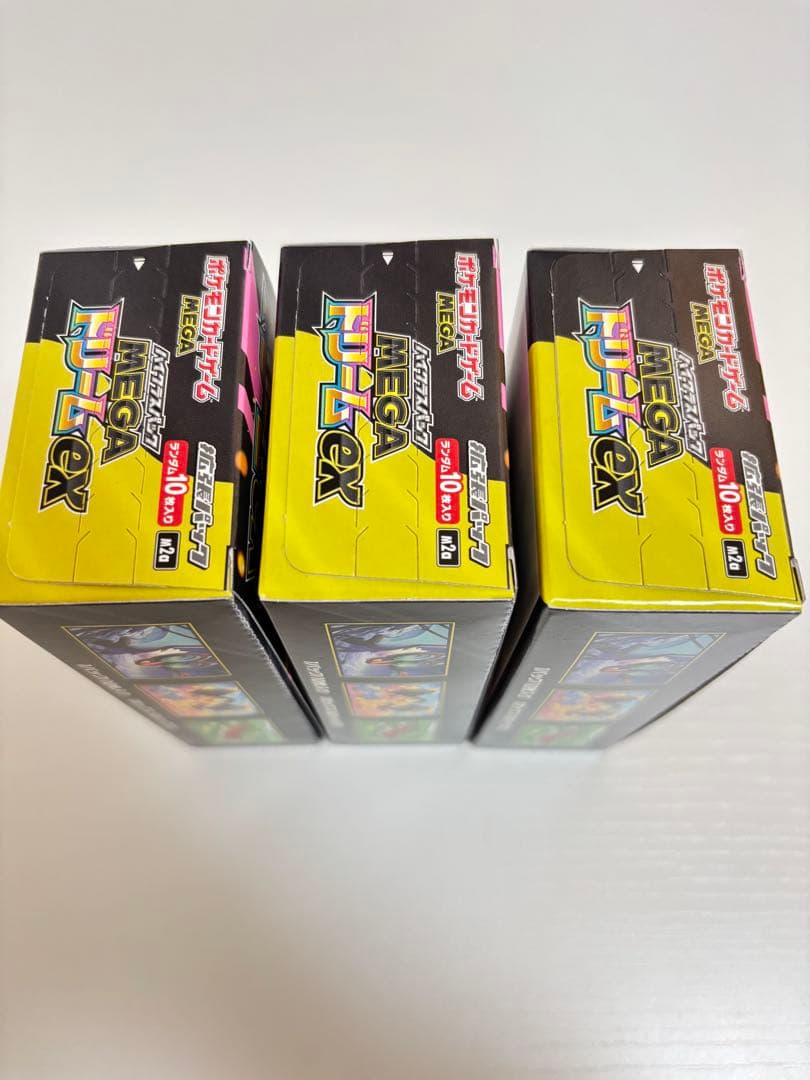 ポケモンカード メガドリームex 3box シュリンクなし