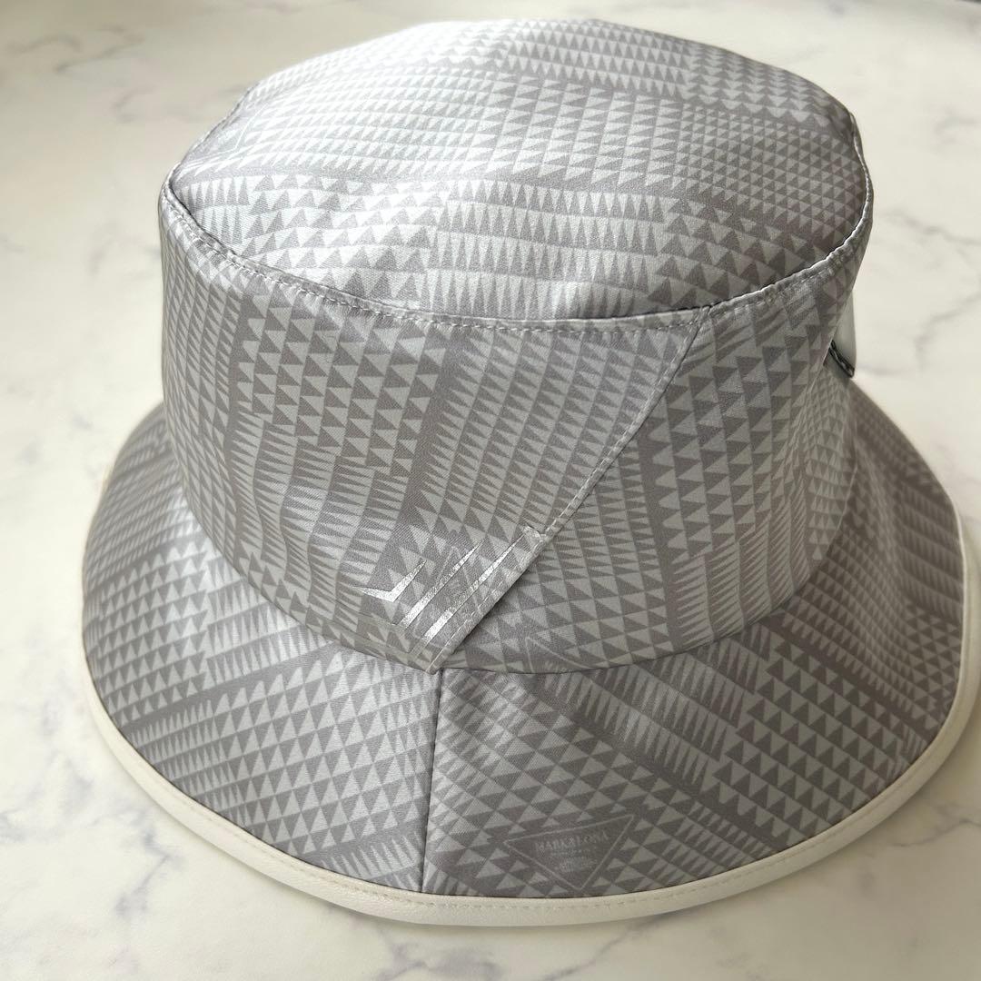 マークアンドロナ 2025年モデル バケットハット 総柄 ロゴ