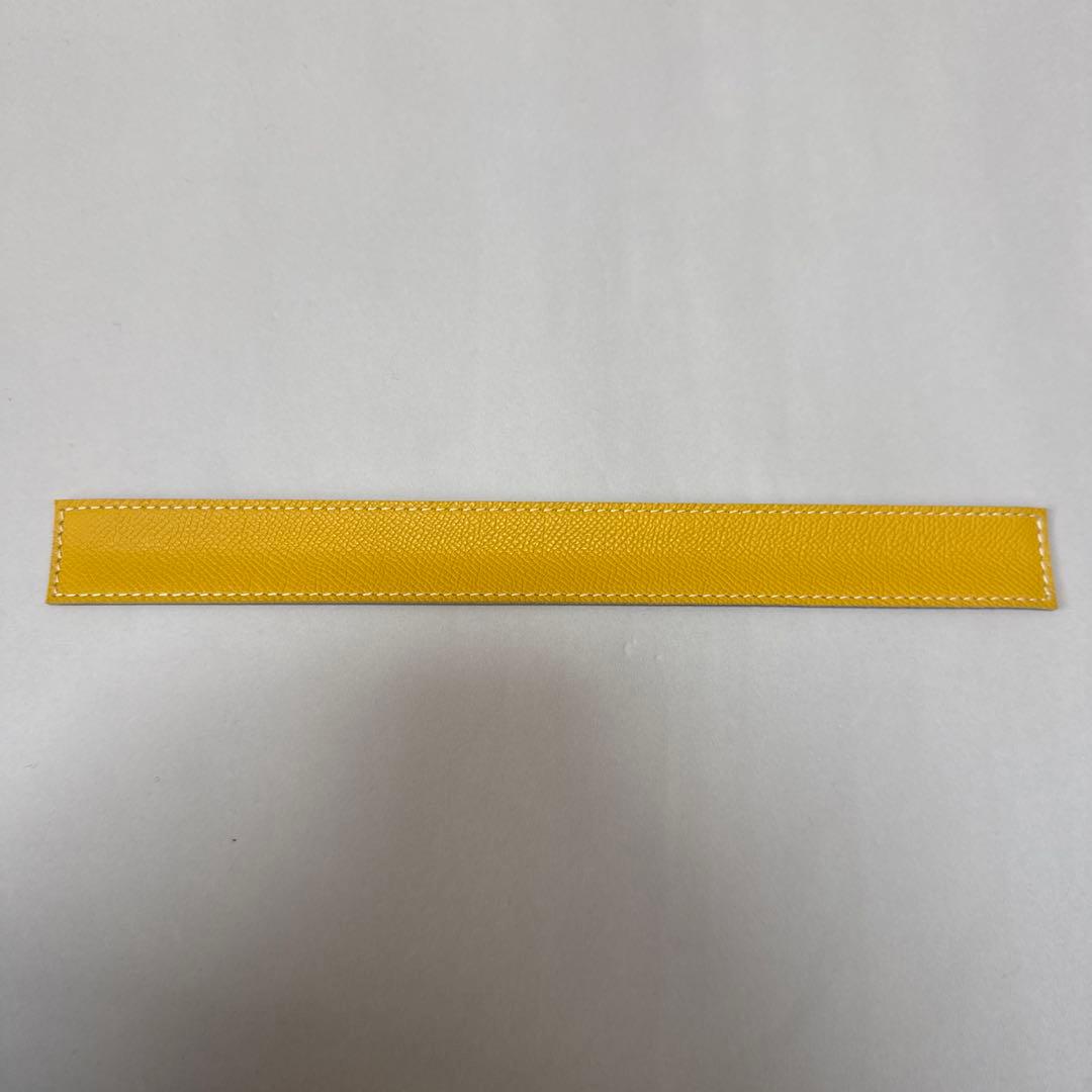 MB ULTIMATE FABRIC レザーブレスレット by アノネイ 黄色