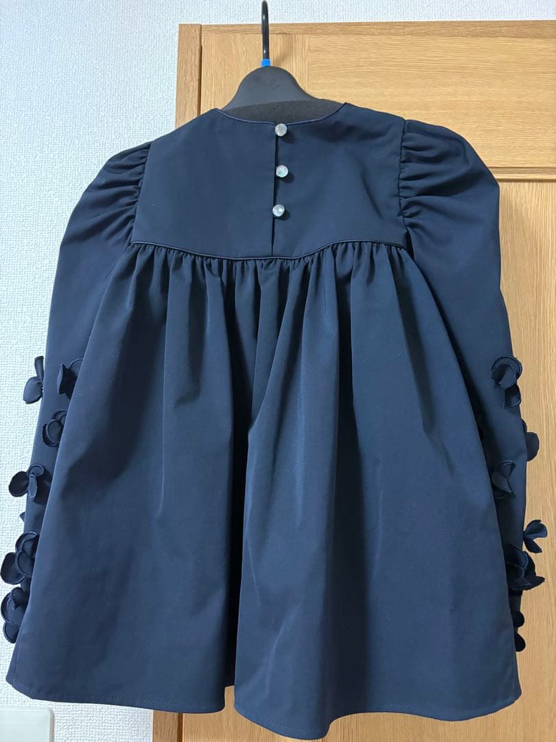 ヨリ　shirocon パフュームブラウス　ネイビー34