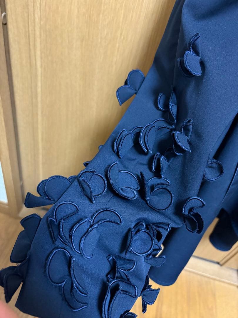 ヨリ　shirocon パフュームブラウス　ネイビー34