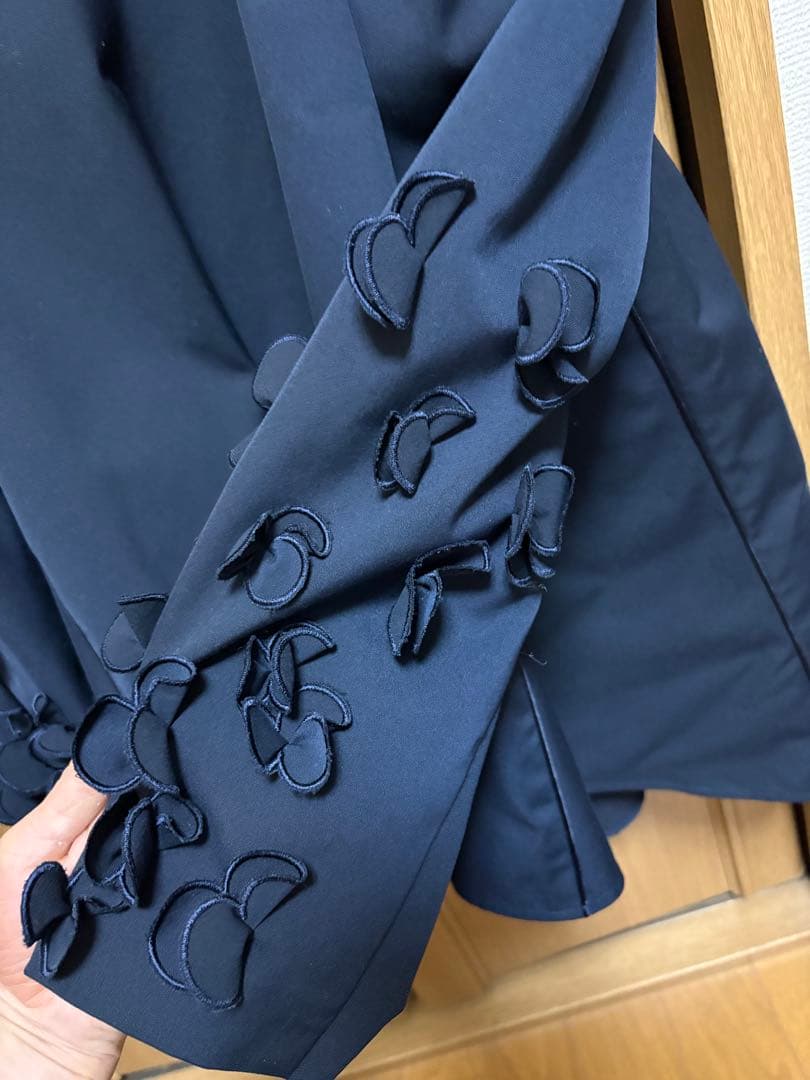 ヨリ　shirocon パフュームブラウス　ネイビー34